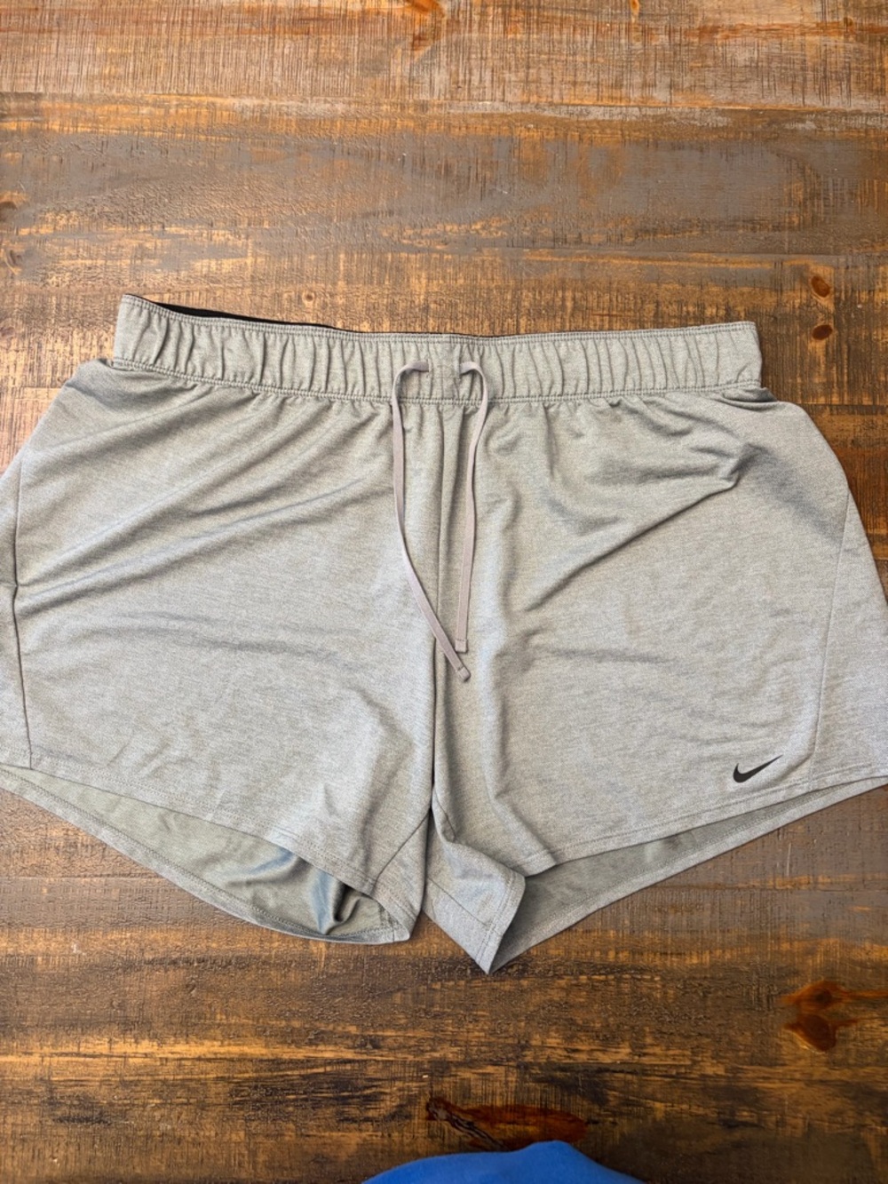 Nike Women's Heather Gray Performance Running Shorts